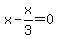 x-x%2F3=0