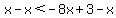 x-x%3C-8x%2B3-x