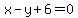 x-y%2B6=0