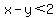 x-y%3C2