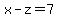 x-z+=+7