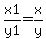 x1%2Fy1=x%2Fy