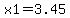 x1=+3.45