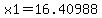 x1=16.40988
