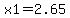 x1=2.65