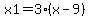 x1=3%2A%28x-9%29