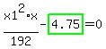 x1%5E2%2F192%2Ax-highlight_green%28+4.75+%29=0