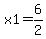 x1+=+6%2F2+