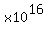 x10%5E16