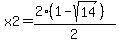 x2=%282%2A%281-sqrt%2814%29%29%29%2F2