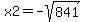 x2=-sqrt%28841%29
