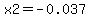 x2+=+-0.037+