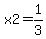 x2+=+1%2F3