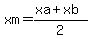 xm=%28xa%2Bxb%29%2F2