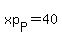 xp%5BP%5D+=+40