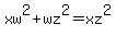 xw%5E2%2Bwz%5E2=xz%5E2