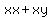 xx+%2B+xy