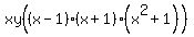 xy%28%28x-1%29%28x%2B1%29%28x%5E2%2B1%29%29
