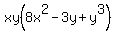 xy%288x%5E2-3y%2By%5E3%29