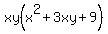 xy%28x%5E2%2B3xy%2B9%29