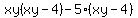 xy%28xy-4%29-5%28xy-4%29