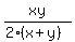 xy%2F%282%28x%2By%29%29