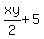 xy%2F2%2B5