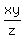 xy%2Fz