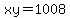 xy=1008