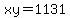 xy=1131