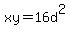 xy=16d%5E2