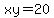 xy=20