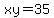xy=35