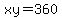 xy=360