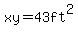 xy=43ft%5E2