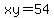 xy=54
