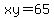 xy=65