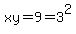 xy=9=3%5E2