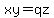 xy=qz