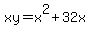 xy=x%5E2%2B32x