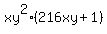 xy%5E2%28216xy%2B1%29