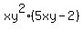 xy%5E2%285xy-2%29