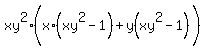 xy%5E2%28x%5E%22%22%5E%22%22%28xy%5E2-1%29%2By%28xy%5E2+-+1%29%29