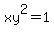 xy%5E2=1