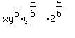 xy%5E5%2Ay%5E%281%2F6%29%2A2%5E%282%2F6%29