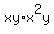 xy+%2A+x%5E2y