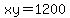xy+=+1200