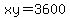 xy+=+3600
