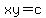 xy+=+c