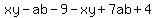 xy-ab-9-xy%2B7ab%2B4
